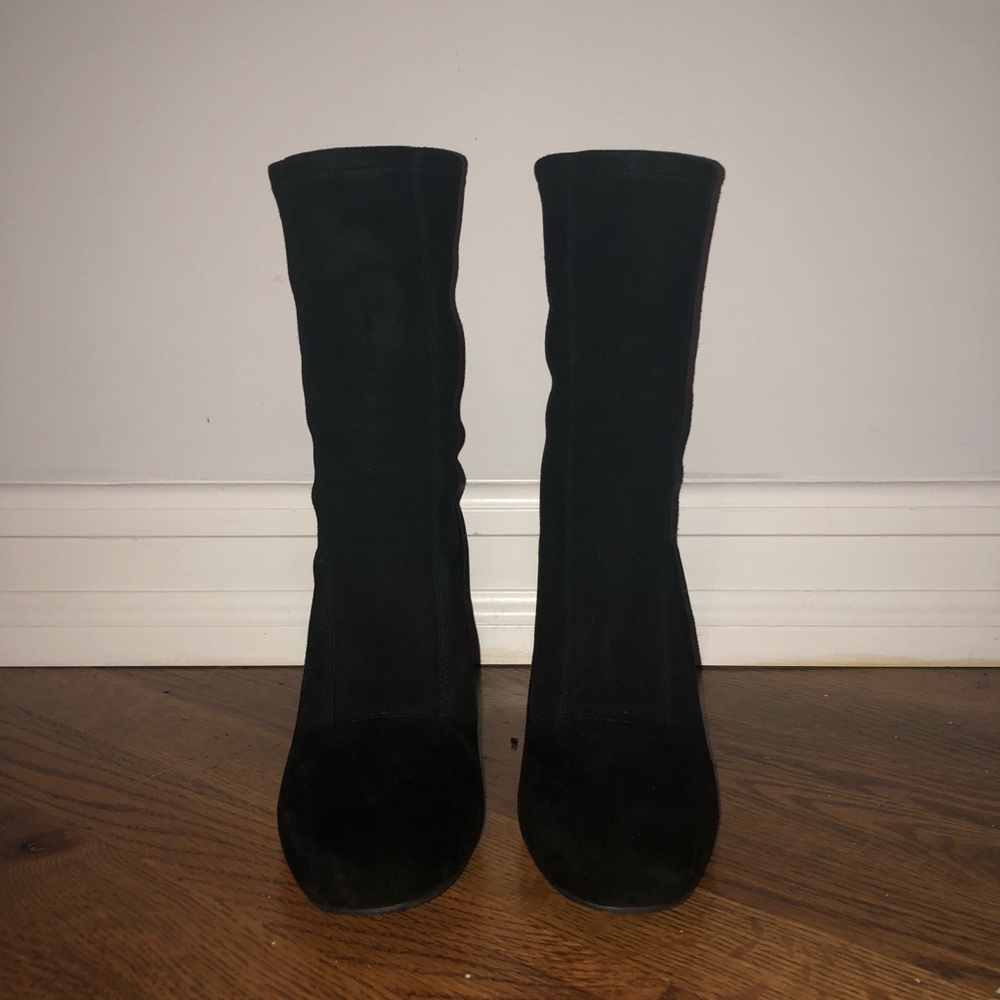 Elie Tahari Genuine Suede Boots